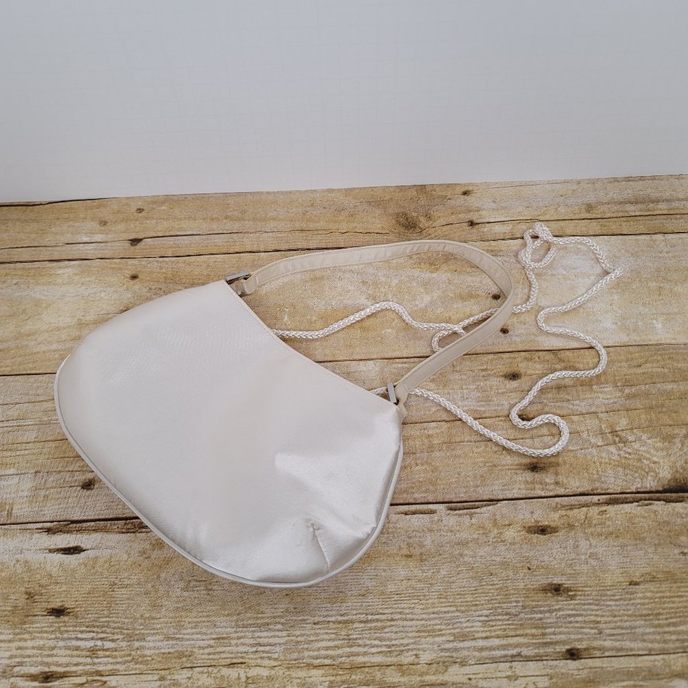 Metaphor Cream Satin Handbag